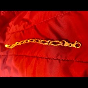 14k yellow gold bracelet 7 inches